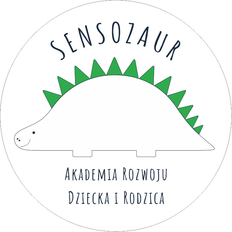 Logo sensozaur. Diagnoza i terapia zaburzeń si (Integracji sensorycznej) i psycholog dziecięcy.